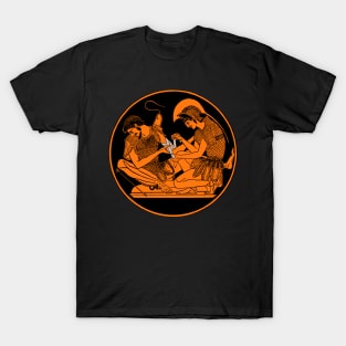 Achilles and Patroclus kylix T-Shirt